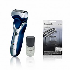 Электробритва Panasonic ES-RT37-S520-AS1 с дополнительным комплектом из лезвия WES-9068Y-1361 и маслом WES-8196X-7911